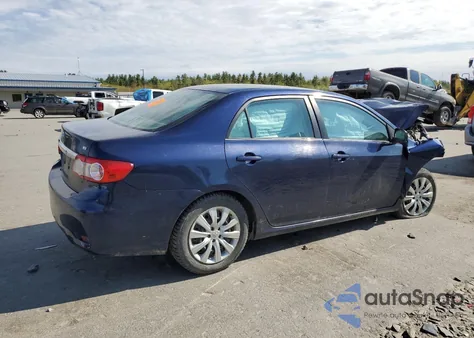 2013 Toyota Corolla Base from USA, damaged, VIN 2T1BU4EE9DC116351